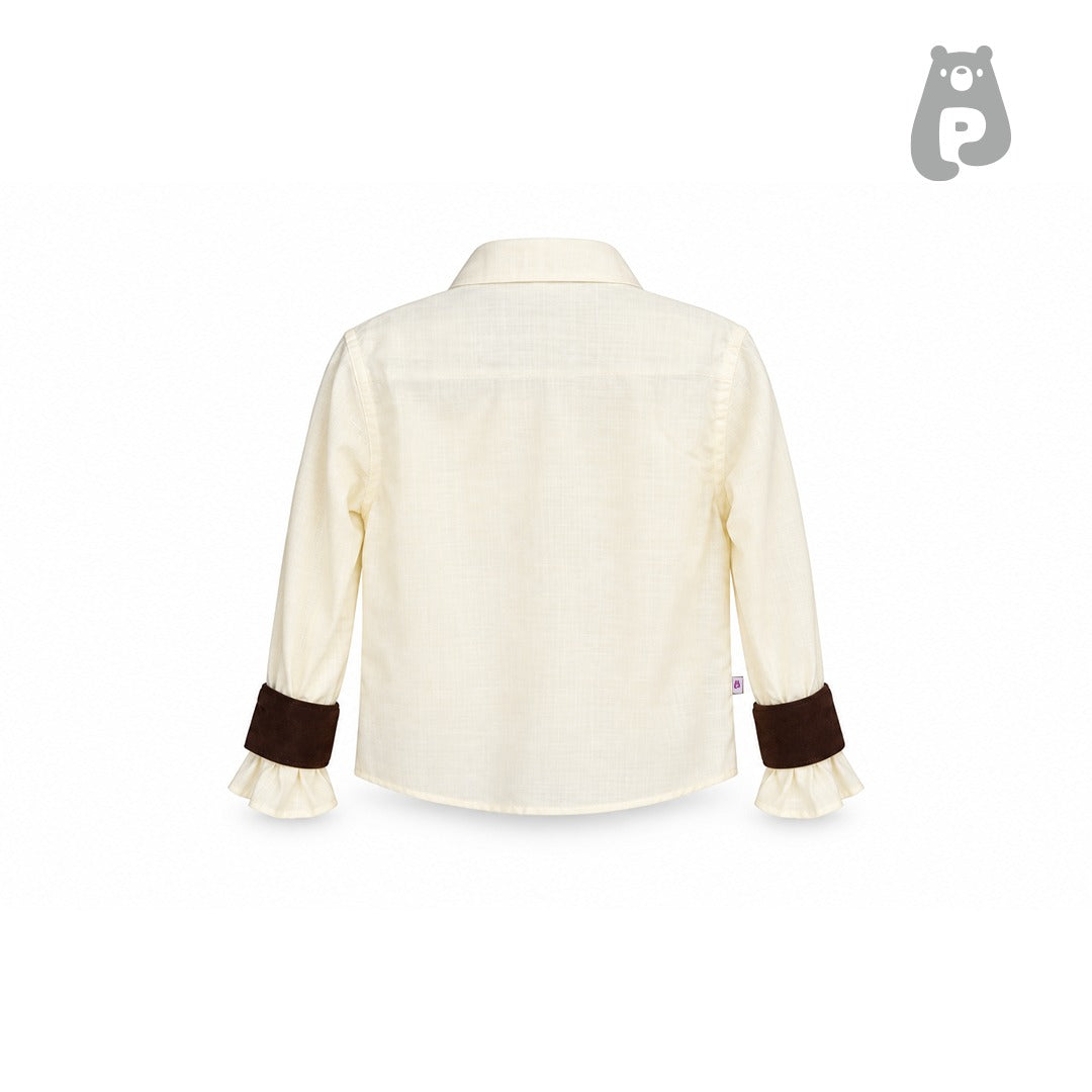 Boys Pirate Costume with Suede Vest & Hat