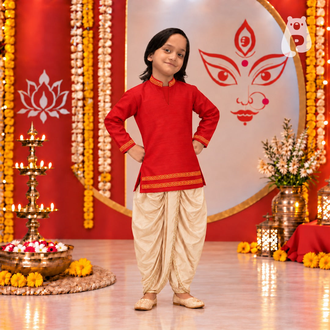 Boys_maroon_and_beige_dhoti_kurta_set