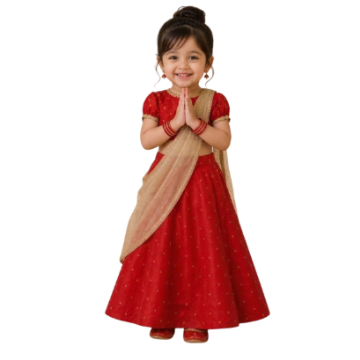 Durga Puja Girlswear